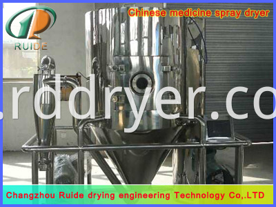 Calcium acetate spray drying tower